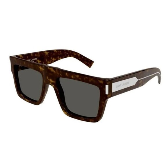 NEW SL628 003 SAINT LAURENT SUNGLASSES MEN HAVANA SQUARE EYEWEAR SL 628 003 - Picture 1 of 4